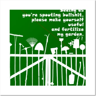 BULLSHIT FERTILIZER Posters and Art